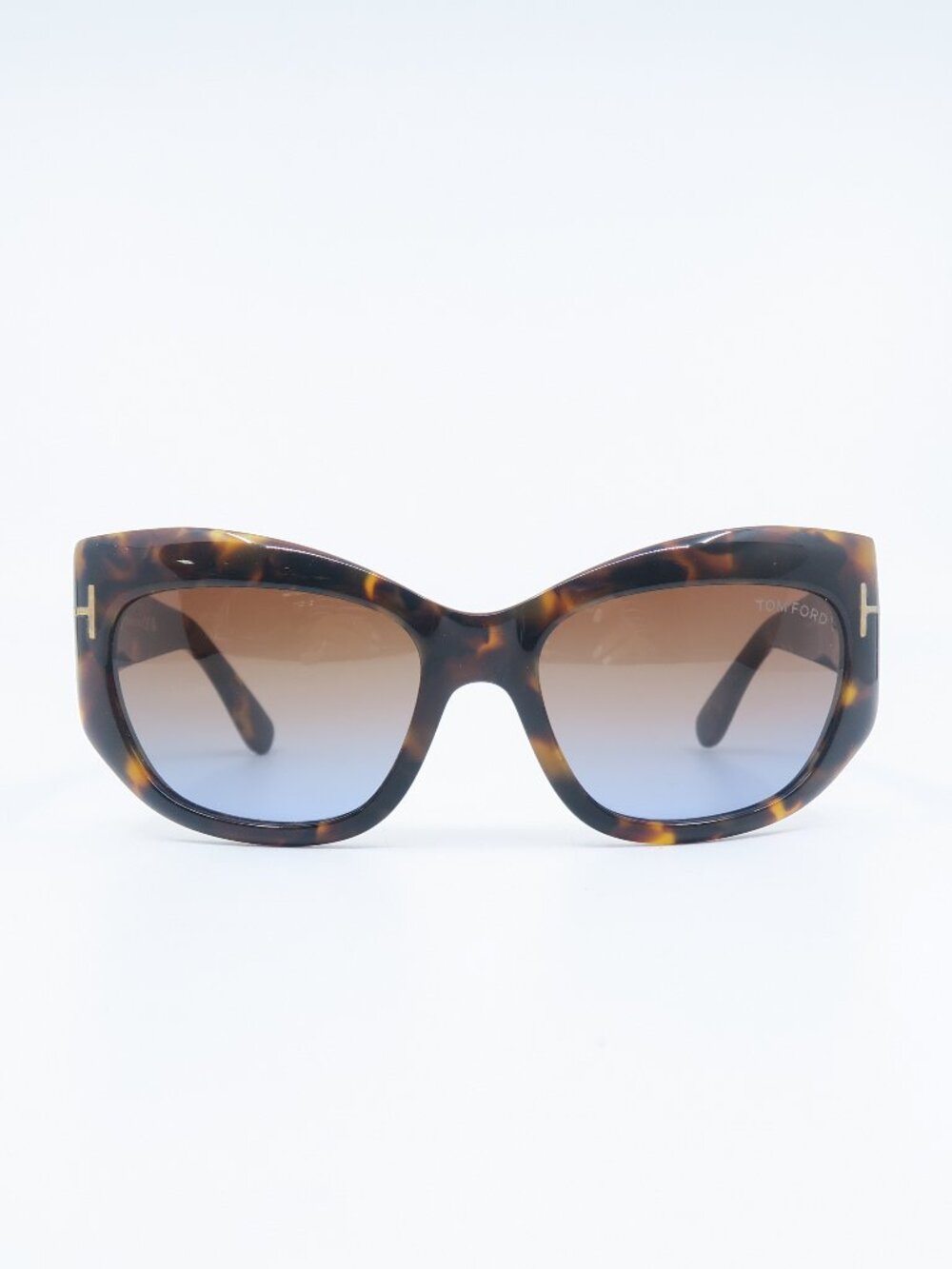 Tom Ford TF 1065 52F Brianna 55mm Havana/Brown Gradient New Women's Sunglasses.